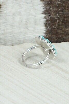 Turquoise & Sterling Silver Ring - Rebecca B. Laate - Size 5.25