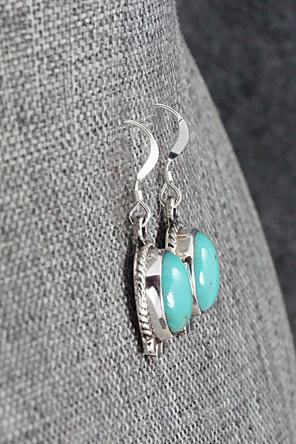 Turquoise and Sterling Silver Earrings - Sharon McCarthy
