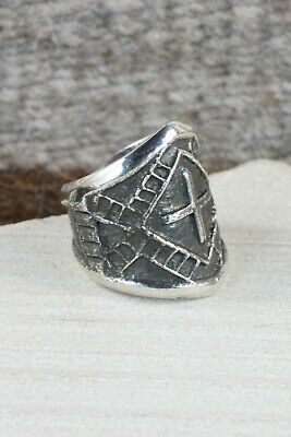 Navajo Sterling Silver Ring - Stanford Yazzie - Size 11.25