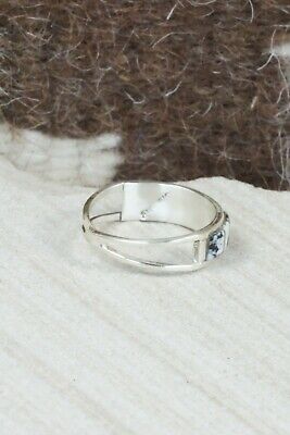 White Buffalo & Sterling Silver Ring - Gloria Waseta - Size 6.5
