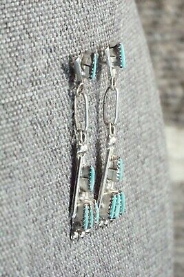 Turquoise & Sterling Silver Earrings - Rosa Cachin