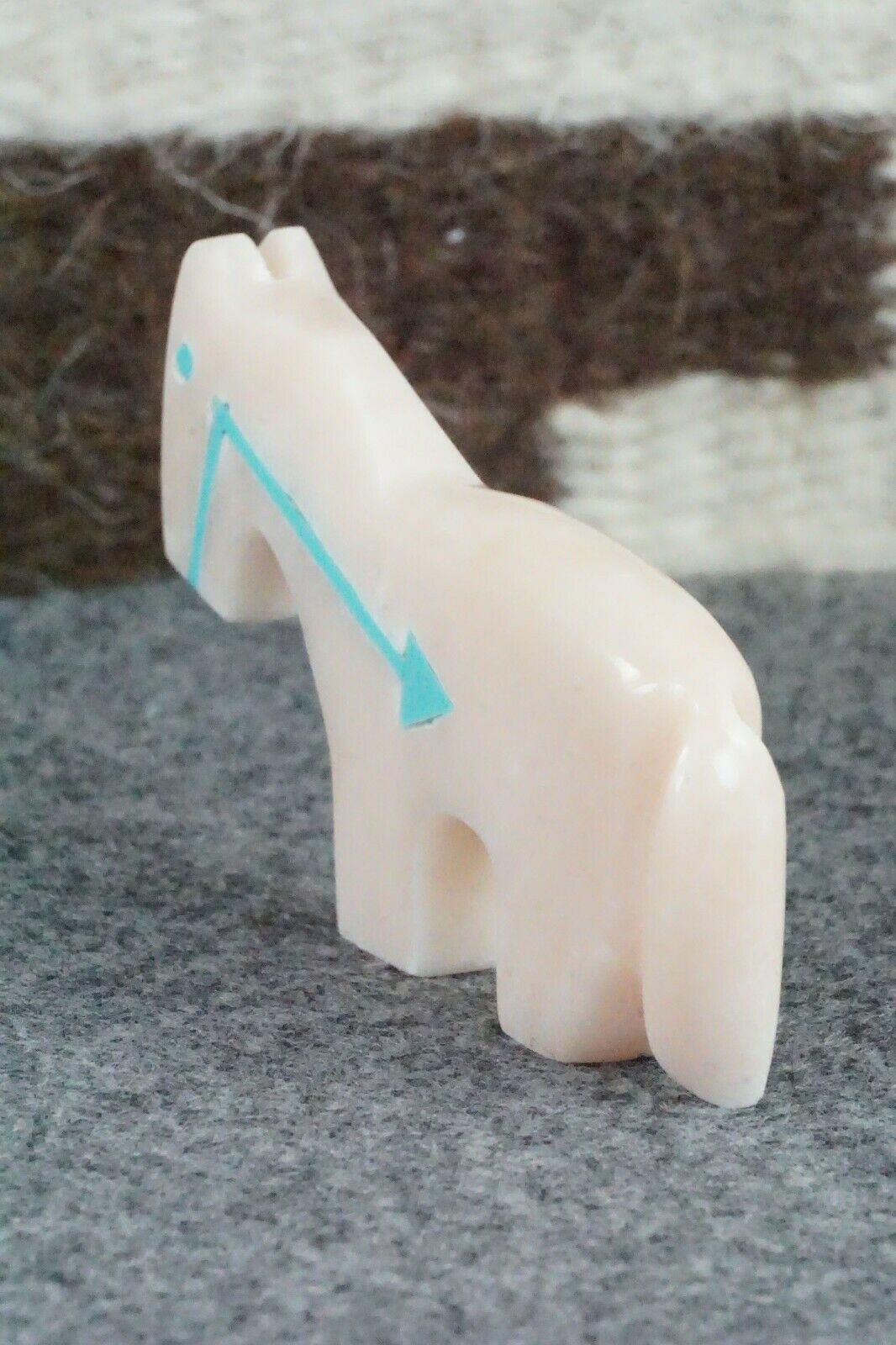 Horse Zuni Fetish Carving - Bernard Laiwakete - High Lonesome Trading