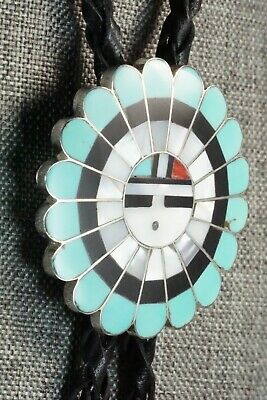 Turquoise & Sterling Silver Bolo Tie - Bryant Othole