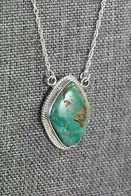 Navajo Turquoise & Sterling Silver Necklace - Annie Spencer