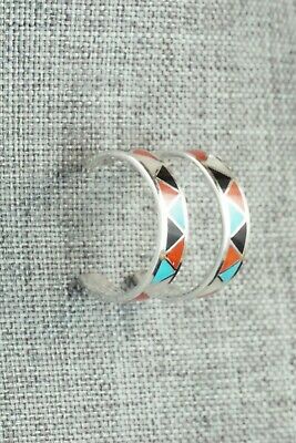 Multi Stone & Sterling Silver Earrings - Claudine Haloo