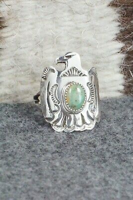 Turquoise & Sterling Silver Ring - Lee Shorty - Size 5