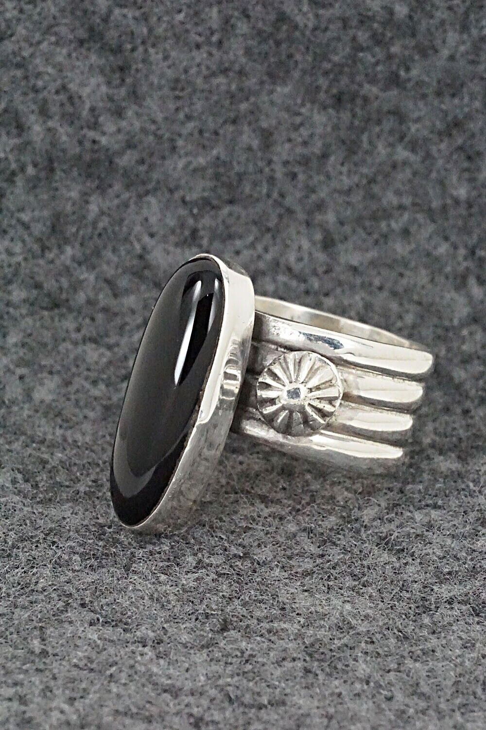 Onyx & Sterling Silver Ring - Ben Begay - Size 6.25