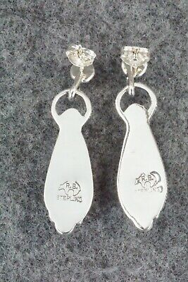 Turquoise & Sterling Silver Earrings - Verley Betone