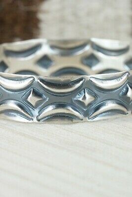 Navajo Sterling Silver Bangle Cuff - Tim Yazzie