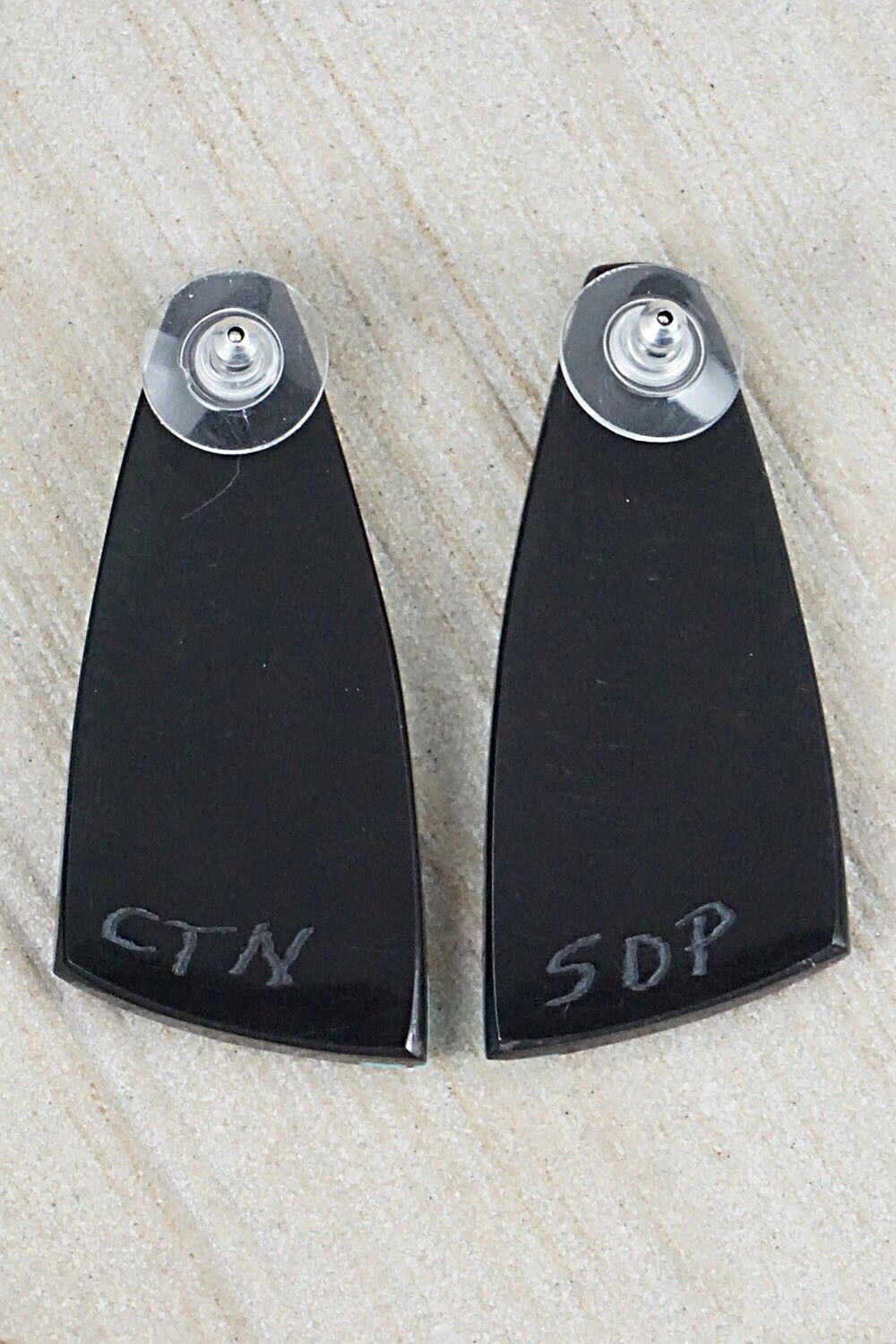 Multi Stone Inlay Earrings - Chris T. Nieto