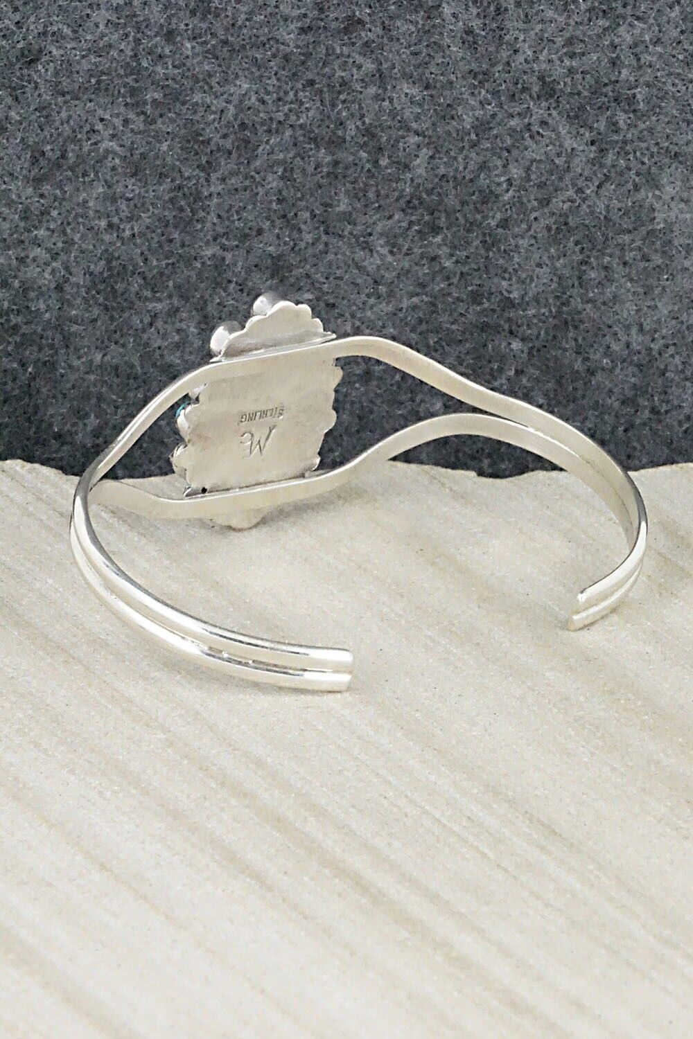 Turquoise & Sterling Silver Bracelet - MaryAnn Chavez
