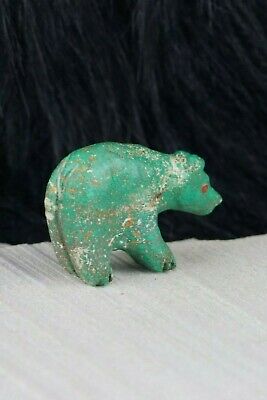 Bear Zuni Fetish Carving - Andres Quandelacy - High Lonesome Trading