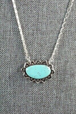 Turquoise & Sterling Silver Necklace - Sharon McCarthy