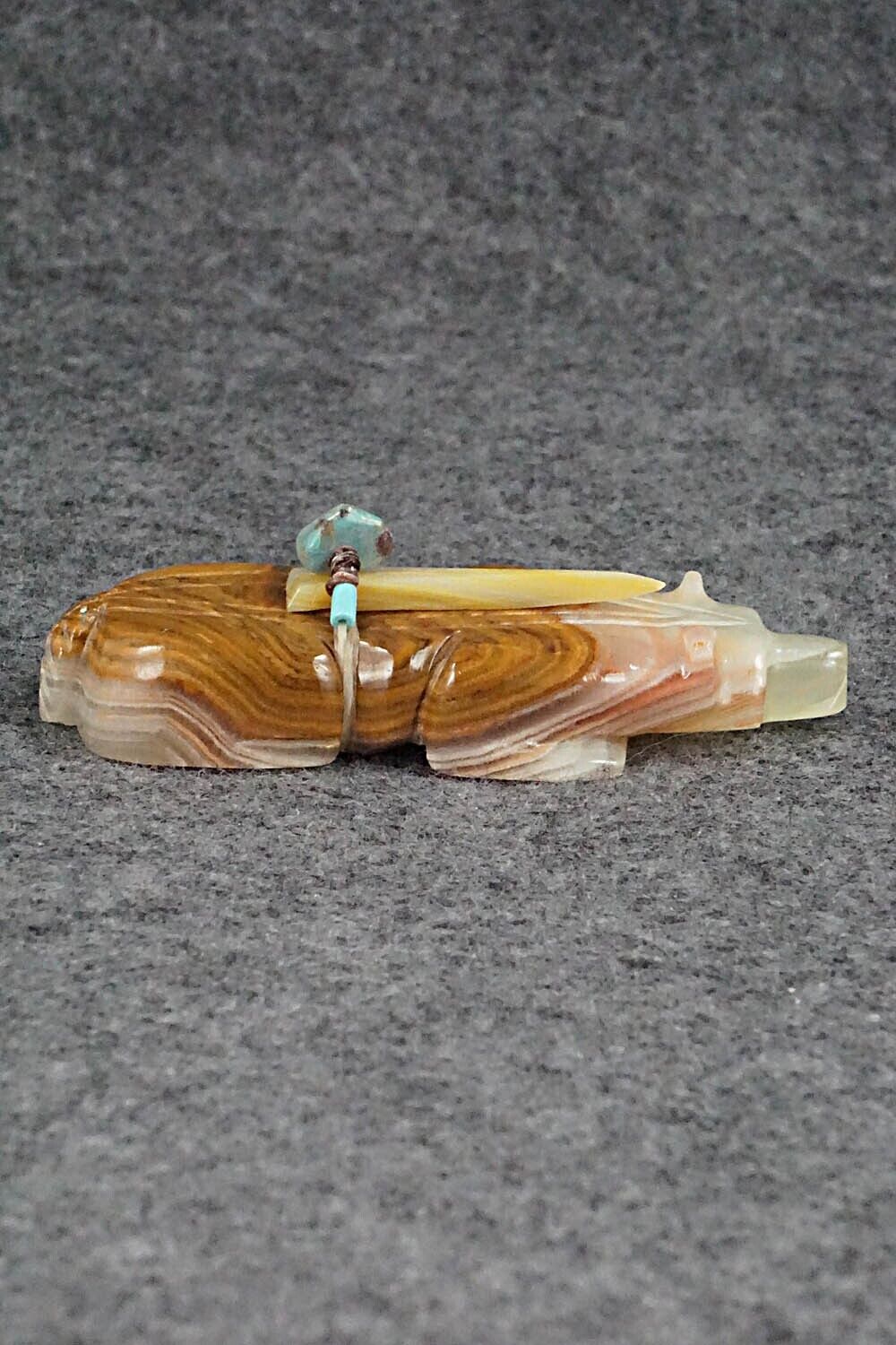 Badger Zuni Fetish Carving - Alex Tsethlikai