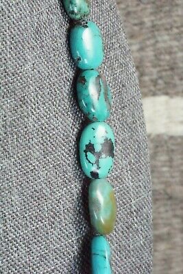 Turquoise & Sterling Silver Necklace - Navajo