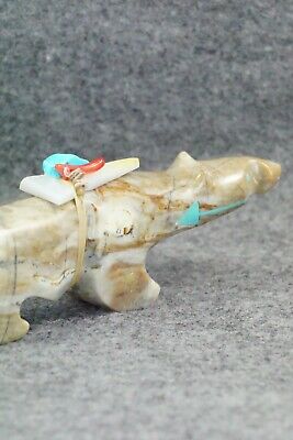 Mountain Lion Zuni Fetish Carving - Stewart Alanzo