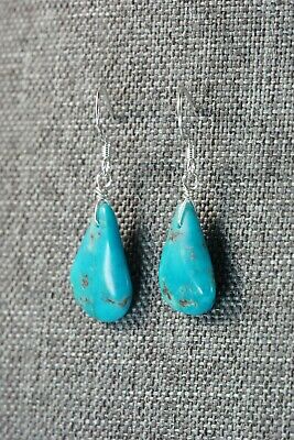 Navajo Turquoise & Sterling Silver Earrings - Native American