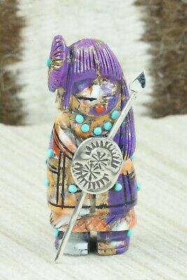 Hunter Zuni Fetish Carving - Claudia Peina