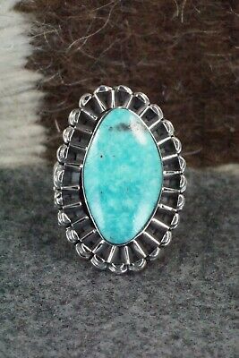 Turquoise & Sterling Silver Ring - Jimson Belin - Size 6