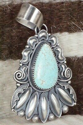 Turquoise and Sterling Silver Pendant - Derrick Gordon