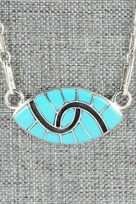 Turquoise & Sterling Silver Necklace - Amy Wesley
