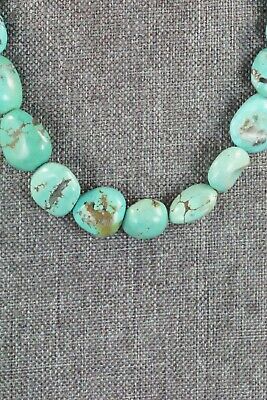 Turquoise & Sterling Silver Necklace - Navajo