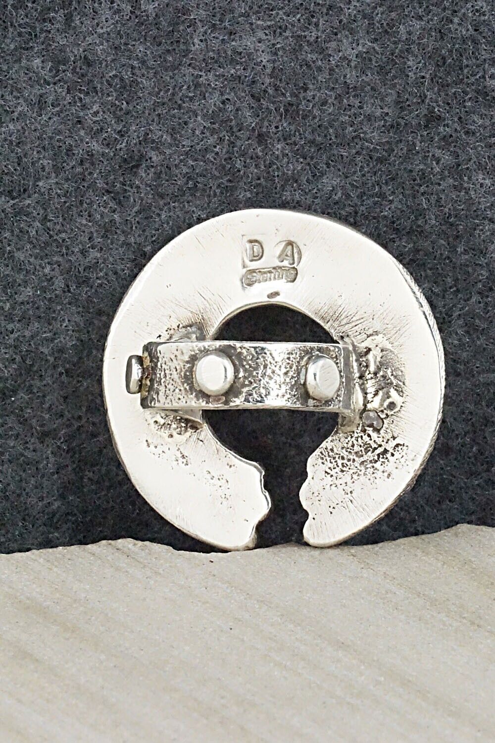 Sterling Silver Ring - Delbert Arviso - Size 8
