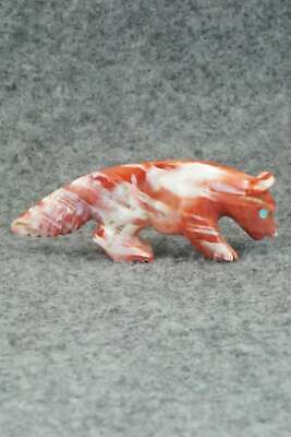 Wolf Zuni Fetish Carving - Andres Quandelacy