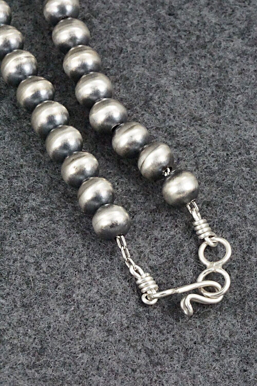 Sterling Silver Navajo Pearl Necklace - Jan Mariano