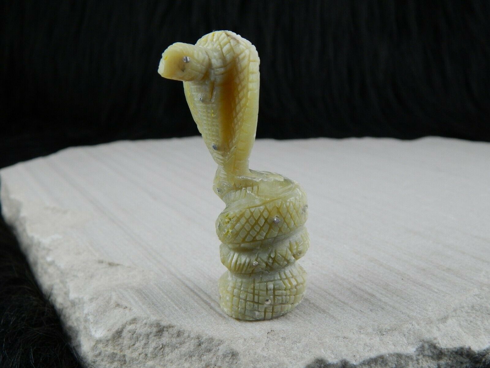Cobra Zuni Fetish Carving - Kevin Allapowa - High Lonesome Trading