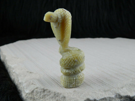 Cobra Zuni Fetish Carving - Kevin Allapowa - High Lonesome Trading