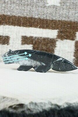 Wolf Zuni Fetish Carving - Kenric Laiwakete - High Lonesome Trading