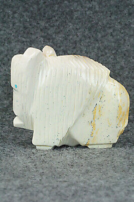 Buffalo Zuni Fetish Carving - Gilbert Lonjose