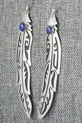 Lapis & Sterling Silver Earrings - Rosita Singer