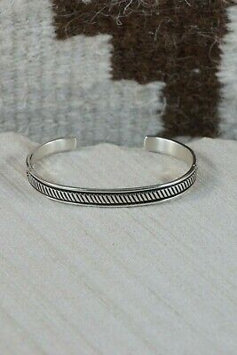 Navajo Sterling Silver Bracelet - Bruce Morgan - High Lonesome Trading