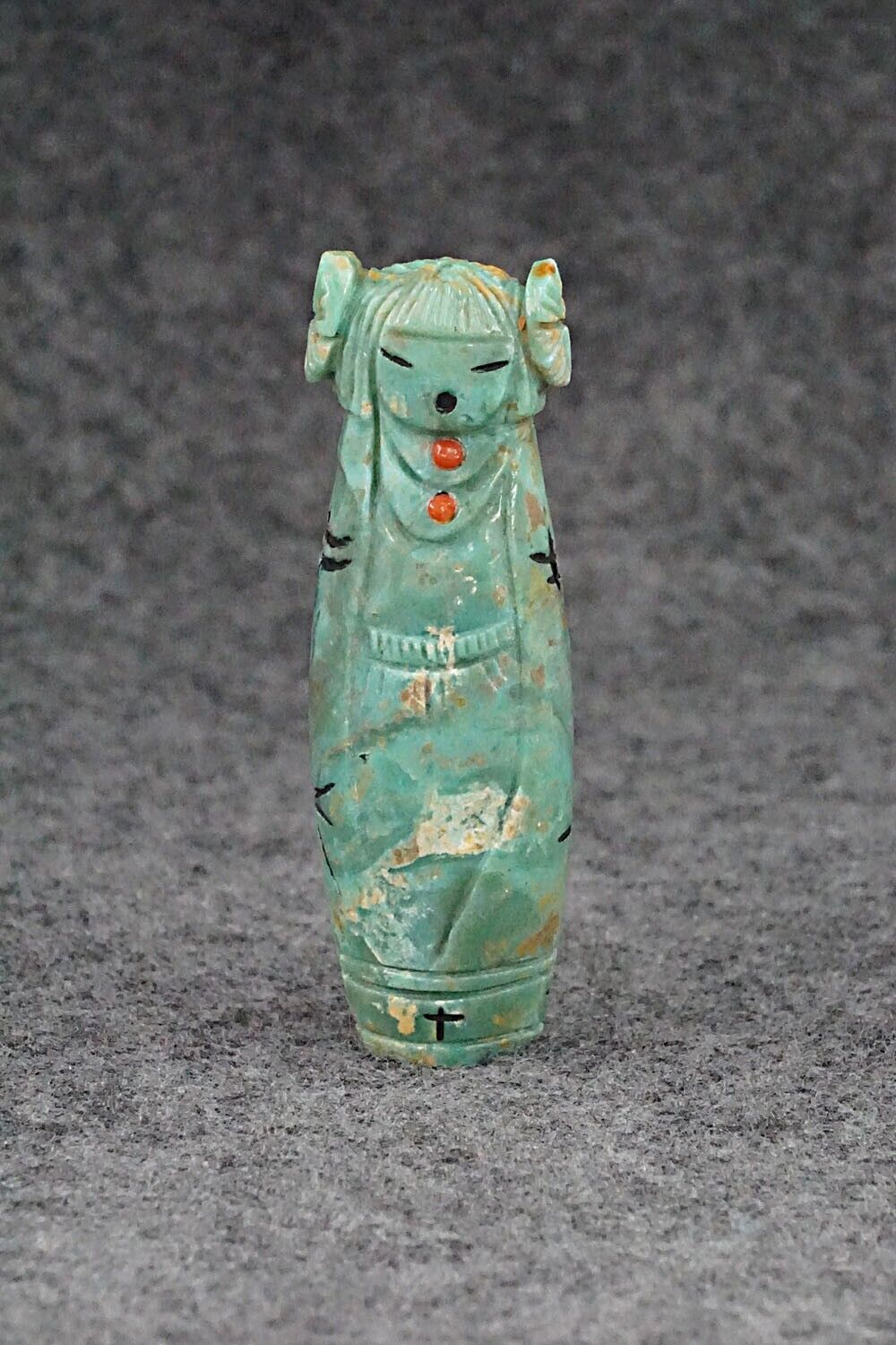 Corn Maiden Zuni Fetish Carving - Sandra Quandelacy