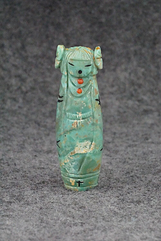 Corn Maiden Zuni Fetish Carving - Sandra Quandelacy
