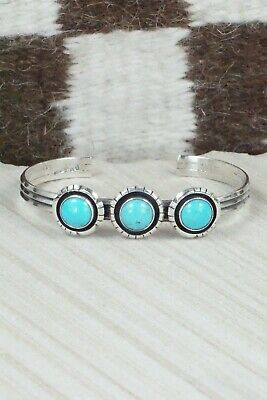 Turquoise & Sterling Silver Bracelet - Amos Begay