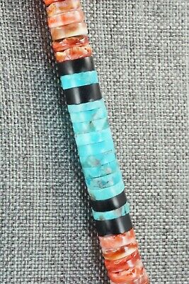 Spiny Oyster & Turquoise Necklace - Lupe Lovato
