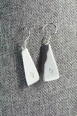 Turquoise & Sterling Silver Earrings - Stewart Tucson - High Lonesome Trading