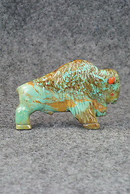 Buffalo Zuni Fetish Carving - Andres Quandelacy