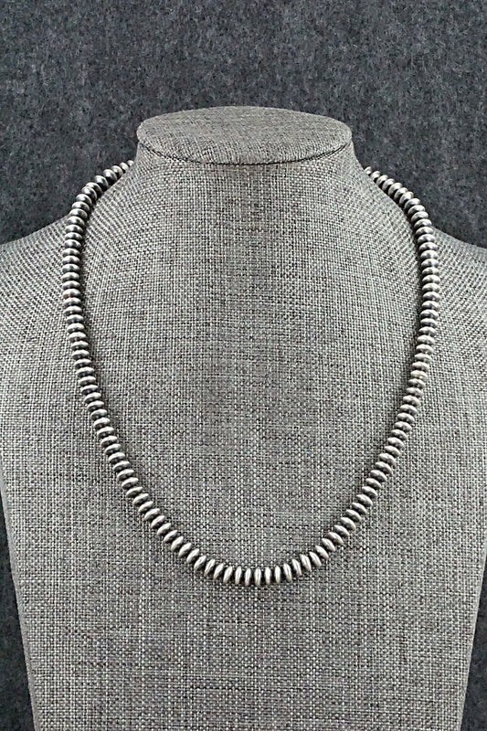 Sterling Silver Navajo Pearl Necklace - Jan Mariano