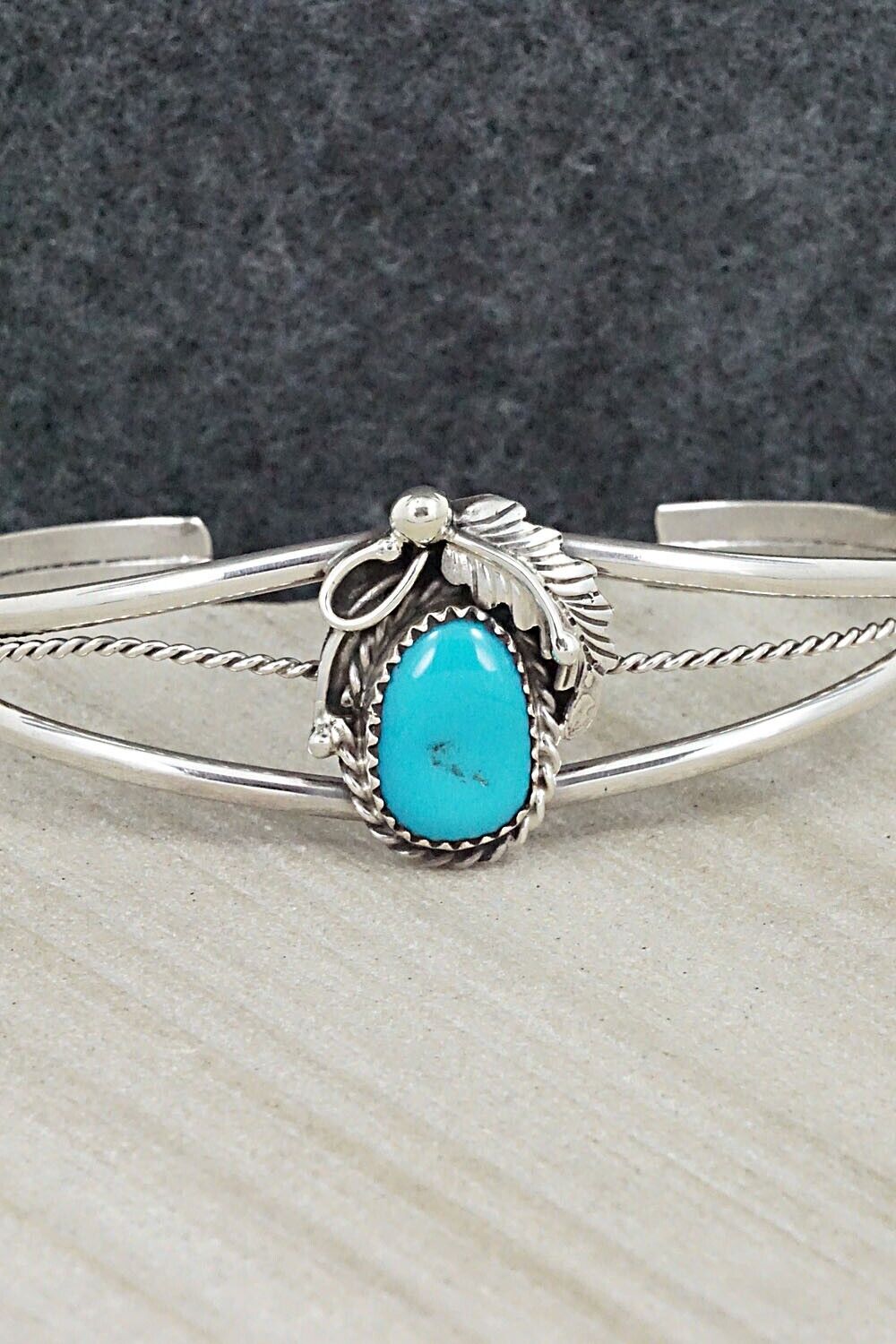 Turquoise & Sterling Silver Bracelet - Alice Rose Saunders