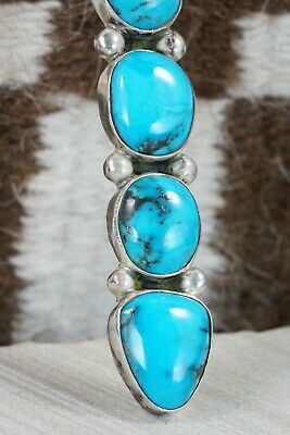 Turquoise and Sterling Silver Pendant - Rick Martinez