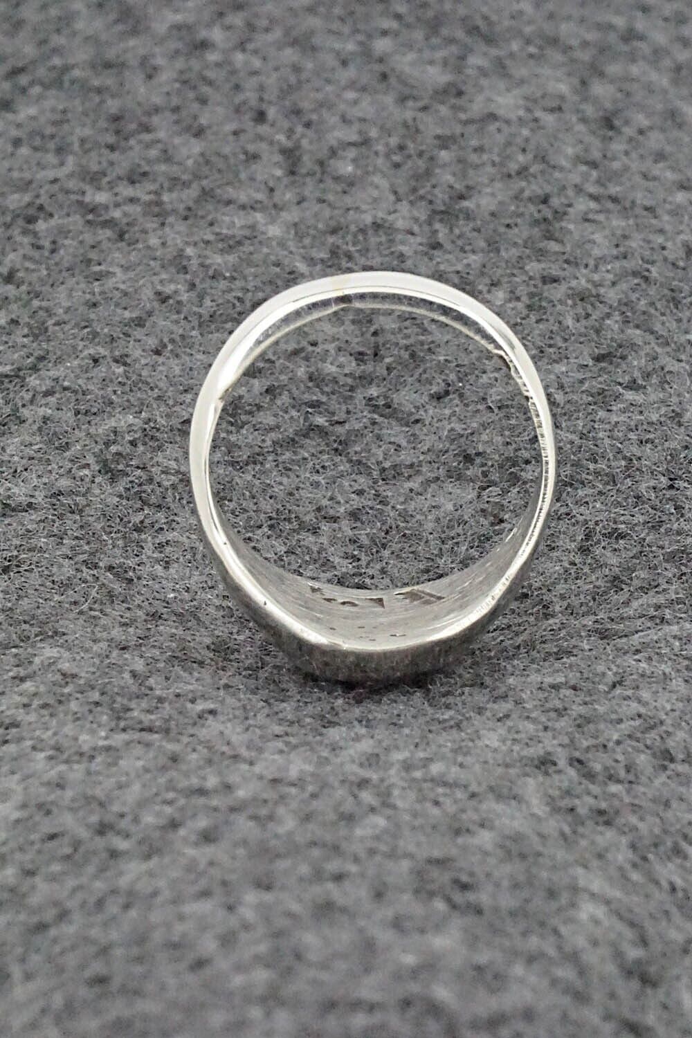 Turquoise & Sterling Silver Ring - Pearlene Spencer - Size 10.5