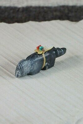 Wolf Zuni Fetish Carving - Peter Gasper - High Lonesome Trading