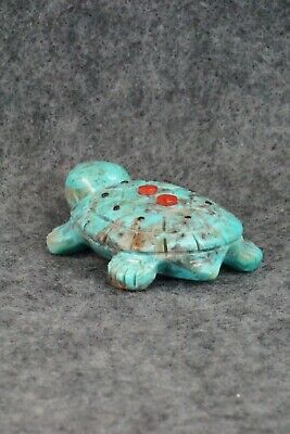 Turtle Zuni Fetish Carving - Reynold Lunasee
