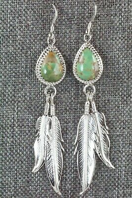 Turquoise & Sterling Silver Earrings - Judy Largo
