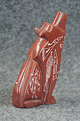 Wolf Zuni Fetish Carving - Adrian Cachini