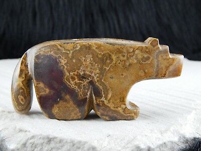 Bear - Zuni Fetish - Bernard Laiwakete - Zuni Bear Carving - Native American - High Lonesome Trading